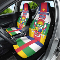 Central African Republic Car Seat Cover Zo Kwe Zo Flag Style - Wonder Print Shop