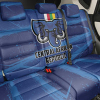 Central African Republic Football Back Car Seat Cover Go Les Fauves - Wonder Print Shop