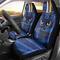 Central African Republic Football Car Seat Cover Go Les Fauves - Wonder Print Shop