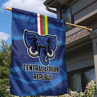 Central African Republic Football Garden Flag Go Les Fauves - Wonder Print Shop