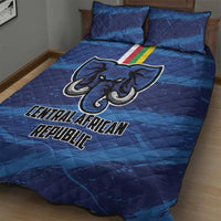 Central African Republic Football Quilt Bed Set Go Les Fauves - Wonder Print Shop