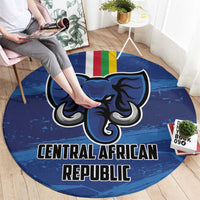 Central African Republic Football Round Carpet Go Les Fauves