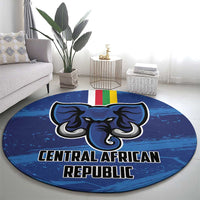Central African Republic Football Round Carpet Go Les Fauves