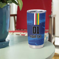 Custom Central African Republic Football Tumbler Cup Go Les Fauves - Wonder Print Shop