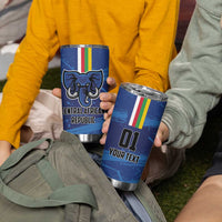 Custom Central African Republic Football Tumbler Cup Go Les Fauves - Wonder Print Shop