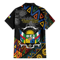 Personalized Central African Republic Family Matching Mermaid Dress and Hawaiian Shirt Protea African Pattern - Wonder Print Shop