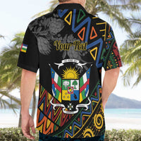 Personalized Central African Republic Hawaiian Shirt Protea African Pattern - Wonder Print Shop