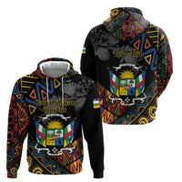 Personalized Central African Republic Hoodie Protea African Pattern - Wonder Print Shop