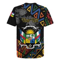 Personalized Central African Republic Rugby Jersey Protea African Pattern - Wonder Print Shop