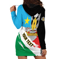 Personalized South Sudan Hoodie Dress Grunge Flag Style - Wonder Print Shop