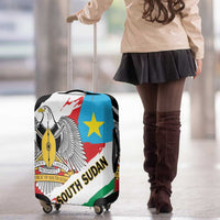 South Sudan Luggage Cover Grunge Flag Style - Wonder Print Shop