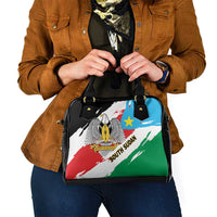 South Sudan Shoulder Handbag Grunge Flag Style
