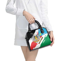 South Sudan Shoulder Handbag Grunge Flag Style