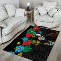 South Sudan Area Rug Hibiscus Floral African Pattern - Wonder Print Shop