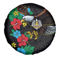 South Sudan Spare Tire Cover Hibiscus Floral African Pattern - Wonder Print Shop