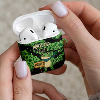 Portland Frog Resist AirPods Case Frogs Against Fascism - Wonder Print Shop