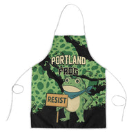 Portland Frog Resist Apron Frogs Against Fascism - Wonder Print Shop