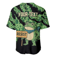 Personalized Portland Frog Resist Baseball Jersey Frogs Against Fascism - Wonder Print Shop