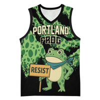 Personalized Portland Frog Resist Basketball Jersey Frogs Against Fascism - Wonder Print Shop