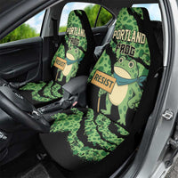 Portland Frog Resist Car Seat Cover Frogs Against Fascism - Wonder Print Shop