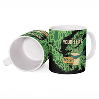 Personalized Portland Frog Resist Ceramic Mug Frogs Against Fascism - Wonder Print Shop