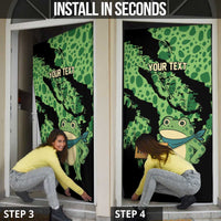 Personalized Portland Frog Resist Door Cover Frogs Against Fascism - Wonder Print Shop