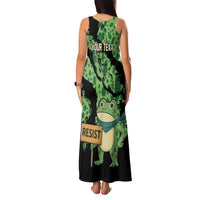 Personalized Portland Frog Resist Family Matching Tank Maxi Dress and Hawaiian Shirt Frogs Against Fascism - Wonder Print Shop
