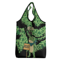 Portland Frog Resist Grocery Bag Frogs Against Fascism - Wonder Print Shop