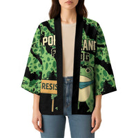 Personalized Portland Frog Resist Kimono Frogs Against Fascism - Wonder Print Shop