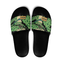 Portland Frog Resist Slide Sandals Frogs Against Fascism - Wonder Print Shop