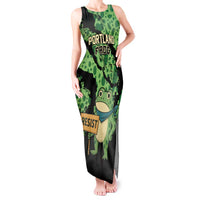 Personalized Portland Frog Resist Tank Maxi Dress Frogs Against Fascism - Wonder Print Shop