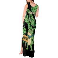 Personalized Portland Frog Resist Tank Maxi Dress Frogs Against Fascism - Wonder Print Shop