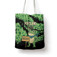 Portland Frog Resist Tote Bag Frogs Against Fascism - Wonder Print Shop