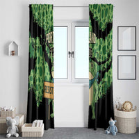 Portland Frog Resist Window Curtain Frogs Against Fascism - Wonder Print Shop