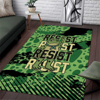 Portland Frog Protest Area Rug Only You Can Prevent Fascism - Wonder Print Shop