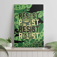 Portland Frog Protest Canvas Wall Art Only You Can Prevent Fascism - Wonder Print Shop