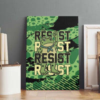 Portland Frog Protest Canvas Wall Art Only You Can Prevent Fascism - Wonder Print Shop