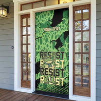 Personalized Portland Frog Protest Door Cover Only You Can Prevent Fascism - Wonder Print Shop