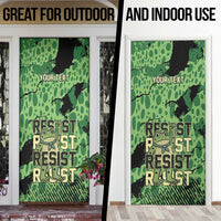 Personalized Portland Frog Protest Door Cover Only You Can Prevent Fascism - Wonder Print Shop
