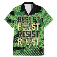 Personalized Portland Frog Protest Family Matching Mermaid Dress and Hawaiian Shirt Only You Can Prevent Fascism - Wonder Print Shop