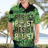 Personalized Portland Frog Protest Hawaiian Shirt Only You Can Prevent Fascism - Wonder Print Shop