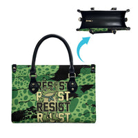 Portland Frog Protest Leather Bag Only You Can Prevent Fascism - Wonder Print Shop