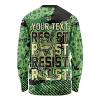 Personalized Portland Frog Protest Long Sleeve Shirt Only You Can Prevent Fascism - Wonder Print Shop