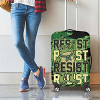 Portland Frog Protest Luggage Cover Only You Can Prevent Fascism - Wonder Print Shop