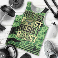Personalized Portland Frog Protest Men Tank Top Only You Can Prevent Fascism - Wonder Print Shop