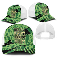 Portland Frog Protest Mesh Trucker Cap Only You Can Prevent Fascism - Wonder Print Shop