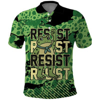 Personalized Portland Frog Protest Polo Shirt Only You Can Prevent Fascism - Wonder Print Shop