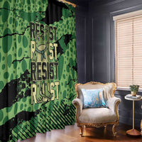 Portland Frog Protest Window Curtain Only You Can Prevent Fascism - Wonder Print Shop