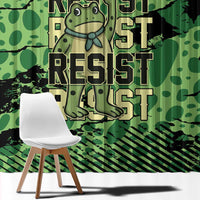 Portland Frog Protest Window Curtain Only You Can Prevent Fascism - Wonder Print Shop