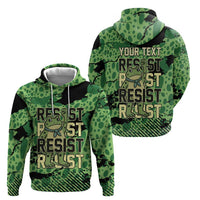 Personalized Portland Frog Protest Zip Hoodie Only You Can Prevent Fascism - Wonder Print Shop